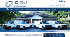 Desktop Screenshot of dteltel.com